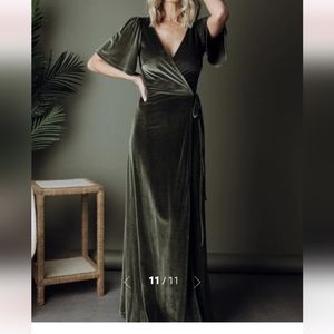 Baltic born Meghan Velvet Wrap Dress